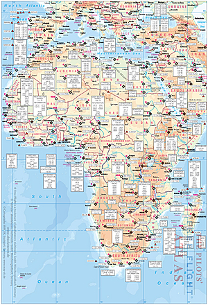 Pilots Atlas Eastern Hemisphere - Example pages